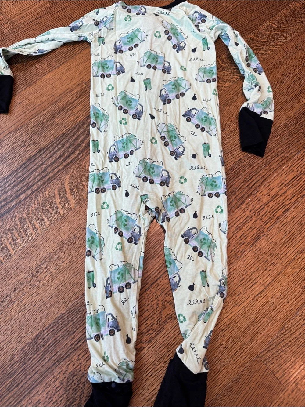 Kids One-Piece Jumpsuit in Garbage Trucks